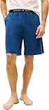Tommy Hilfiger Herren Lounge Shorts Jersey aus Stretch-Baumwolle, Blau (Aegean Sea), L