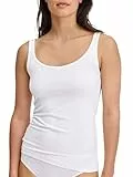 CALIDA Essential Cotton Tank-Top Damen, pflegeleicht und langlebig Weiss 36-38