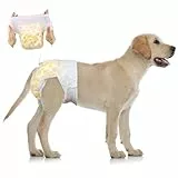 Flying Paws Hunde Windeln, 30 Stück L Anziehbare Einweg-Hundewindeln für Hündinnen - Rüdenwindeln mit 360° elastischem Bund L-30