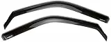 ClimAir CLS0033277D Windabweiser Fenster Regenschutz Fensterschacht Vorne, Schwarz