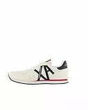 Armani Exchange Herren Rio Side Logo, Sneaker, OP.White+Black, 43 EU