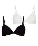 Hunkemöller Doppelpack Vorgeformter Bügel-BH - Caviar - 70D