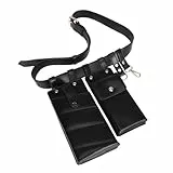 AAIXXIZAO Hüfttaschen Damen Gürteltasche Hip Hop Leder Gürteltaschen Crossbody Brusttasche Damen Bauchtasche Kleine Hüfttasche Schwarz