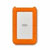 LaCie Rugged Mini 1TB tragbare externe Festplatte, 2.5 Zoll, PC & Mac, inkl. USB-C w/o USB-A Kabel, Data Rescue Service (LAC301558)