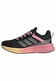 adidas Unisex Kinder Fortarun 4.0 Shoes JUNIOR, core Black/Iron met./Bliss pink, 40 EU