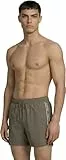 Calvin Klein Herren Badehose Medium Drawstring Core mit Tunnelzug, Grün (Deep Lichen Green), M