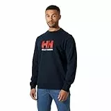 Helly Hansen Herren HH Logo Crew Pullover, Marineblau, M