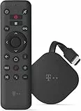 Telekom MagentaTV Stick 4K UHD/Android TV Stick - Free- und Live Fernsehen, Sprachfernbedienung (Disney+, Apple TV, Play Store) (Generalüberholt)