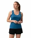 DANISH ENDURANCE Women's Fitness Tank Top (Blau, Large)