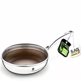 MasterPRO Giro 3 – Antihaft-Pfanne, 28 cm – Mit dreifacher Schicht aus Edelstahl und Aluminium – Mit ergonomischem Griff – Für alle Herdarten geeignet