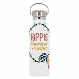 Edelstahl Thermosflasche - Hippie von Mutter to Tochter Bohemian Family Mom - 500 ml