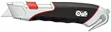 WEDO® 78855 Safety Cuttermesser Super | Teppichmesser mit automatischem Klingenrückzug | Paketmesser mit Rundklinge | Profi Cutter mit 19 mm Klinge