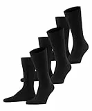 FALKE Herren Socken Family Multipack M So nachhaltige Baumwolle einfarbig 3 Paar, Schwarz Black 3000, 43-46