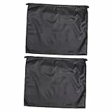 WRITWAA 2St Staubbeutel Handtaschen Reisetaschen-Organizer Reisehandtasche schutztasche aufbewahrungssack Aufbewahrungstasche für Kleidung Aufbewahrungstasche mit Kordelzug die Seide Black