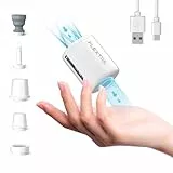 FLEXTAILGEAR Tiny Pump 2, Elektrische Luftpumpe Mit 800 mAh Akku, Tragbare Kompakte Minipumpe, Über USB Wiederaufladbar Zum Aufblasen/Entleeren, Luftmatratzen, Schwimmringe, Vakuumbeutel