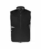 DASSY® Fusion Softshell-Weste - Größe XS - SCHWARZ/ANTHRAZITGRAU