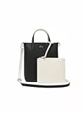 Lacoste Damen Women Shopping Bag Einkaufstasche, Noir Farine