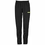 uhlsport Herren Hose Stream 22 Classic Hose, Schwarz/limonengelb, L, 100519423