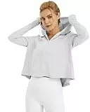 G4Free Damen Langarmshirt Sonnenschutz UV Kapuzen Jacke Leichte UPF Laufen Kühlung Feuchtigkeitsableitendes SPF Shirt Wandern Golf Angeln Radfahren Draussen