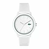 Lacoste Analog Quarzuhr für Herren Kollektion LACOSTE.12.12 mit Weisses Silikonarmband - 2011169