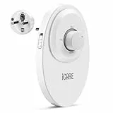 ICARE Ozongenerator Luftreiniger, 120mg/h Ozon Geruchsentferner, Geruchsvernichter für Zuhause, Katzentoilette, Hundedesodorierer, Einfach zu bedienen, Ozongerät für 30㎡ Badezimmer, Küche, Rauch,Autos