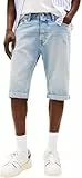 Tommy Jeans Herren Jeans Shorts Ryan Tapered Fit, Blau (Denim Light), 38W