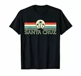 Santa Cruz CA Kalifornien - Retro 70er 80er Jahre Surfer T-Shirt