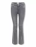 Only & Kids Damen Kogroyal Life Reg Flared Pim021 Noos, Dark Grey Denim, 146