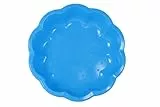 Ondis24 Sandkasten Muschel - Kunststoff Sandmuschel Wassermuschel, Muschel Sandkasten Für Kinder, Strandmuschel Kinder, Sandkasten, Sandkiste, Sonnenblumenstil, 76cm x 76cm x 18cm