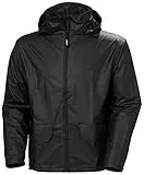 Helly Hansen Workwear Unisex HellyHansen Regenjacke wasserdicht Voss Jacket 70180 Arbeitsjacke 990 L, Schwarz, L EU