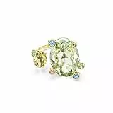 Swarovski Gema Offener Ring, Verschiedene Schliffe, Mehrfarbig, Goldlegierungsschicht