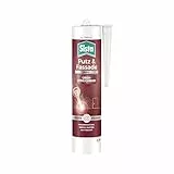 Sista Pattex Putz & Fassade Acryl, wetterfeste Dichtmasse zur Rissabdichtung, Fugenfüller für viele Materialien*, Fugenmasse für Außenfassaden, 1x280ml Kartusche, altweiß