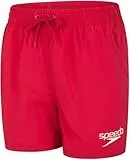 Speedo Jungen 13' Watershorts | Schwimmshorts | Schwimmhose | Schnelltrocknend | Bequeme Passform | Chlorbeständig Fed Red L