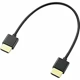Speaka Professional HDMI Anschlusskabel HDMI-A Stecker, HDMI-A Stecker 0.20 m Schwarz SP-9076308 4K UHD, Audio Return C