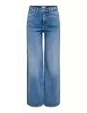 JDY Damen Jdyfelina-fina Hw Med Blue DNM Noos Wide Fit Jeans, Medium Blue Denim, XL / 34L EU