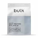 Bulk Rinderprotein Isolat 97 (HydroBEEF), Beef Protein Pulver, Schokolade, 1 kg, Verpackung Kann Variieren