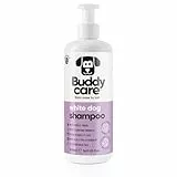 Hundeshampoo Weißes Fell von Buddycare - Aufhellendes und Aufhellendes Shampoo für Hunde - Tiefenreinigung, frisch duftend - Shampoo für weiße Hunde Mit Aloe Vera und Pro-Vitamin B5 (500ml)