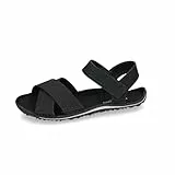 Dockers by Gerli Damen Klassische Sandalen, Frauen Sandalen,Freizeitschuhe,offene Schuhe,Strandschuhe,badeschuhen,allblack,38 EU