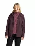 Jack Wolfskin Damen Moonrise 3in1 Jkt W, Amaranth, L EU