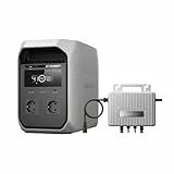 EF ECOFLOW DELTA 3 Classic Tragbare Powerstation 1024Wh, 0% VAT WLAN STREAM Mikrowechselrichter 800W, LiFePO4-Batterie, 1800W AC (3600W Spitze), Solargenerator für Camping, Wohnmobil,Notstrom zu Hause
