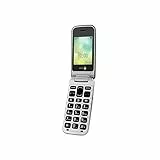Doro 2424 GSM Mobiltelefon im eleganten Klappdesign Graphit/Silber