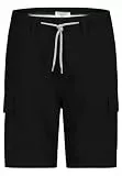 Eight 2 Nine Bequeme Leinen Cargo Shorts mit Kordelzug und Seitentaschen