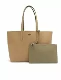 Lacoste Damen Henkeltasche SHOPPING BAG, Handtasche,Griff-Tasche,BEIGE (M48),Einheitsgröße (One Size)