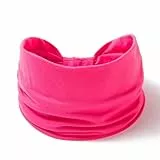 Thayakii Sportstirnband Damen, elastisches Haarband, schweißabsorbierendes Fitness Kopftuch, Fashion Outdoor Sport Stirnband (Rose)