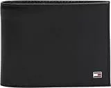 Tommy Hilfiger Herren Geldbeutel Eton mit Münzfach, Schwarz (Black), Einheitsgröße