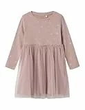 NAME IT Mädchen Nmfnadja Dress Noos Kleid, Deauville Mauve, 92 EU