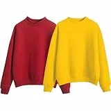 damen pullover Pullover Sweatshirt ohne Kapuze Langarm Rundhals Winterpullover Herbst Winter Hoodie Frauen Locker Casual Streetwear Oberteil Sport Bluse Tops sweatshirt damen weiß v ausschnitt