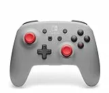 PowerA Wireless Controller for Nintendo Switch - Retro Grey, Nintendo Switch - OLED Model, Nintendo Switch Lite, Gamepad, game controller, Bluetooth controller, motion controls, officially licensed