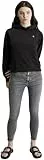 Calvin Klein Jeans Damen Hoodie Ck Embro Badge Regular mit Kapuze, Schwarz (Ck Black), XS