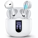 Sony Bluetooth 5.3 In-Ear-Kopfhörer mit 4geräuschunterdrückenden Mikrofonen für Arbeit und Sport, Tiefer Bass, LED, IPX7 Wasserdicht, 40 Stunden Spielzeit